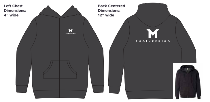 M-Engineering Zip-Up Hoodie